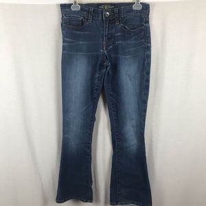 Lucky Brand "Sofia Boot" Cut Size 4/27 Ankle Women Blue Jeans
